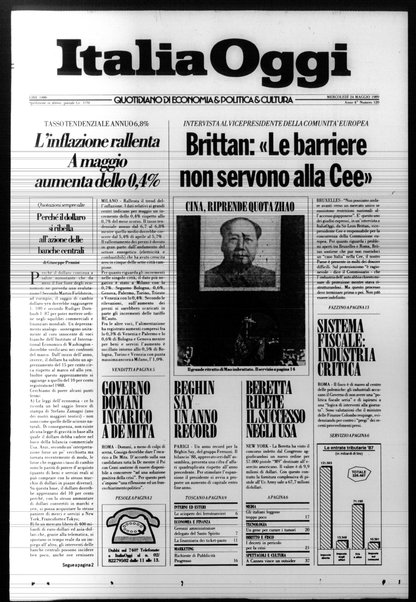 Italia oggi : quotidiano di economia finanza e politica